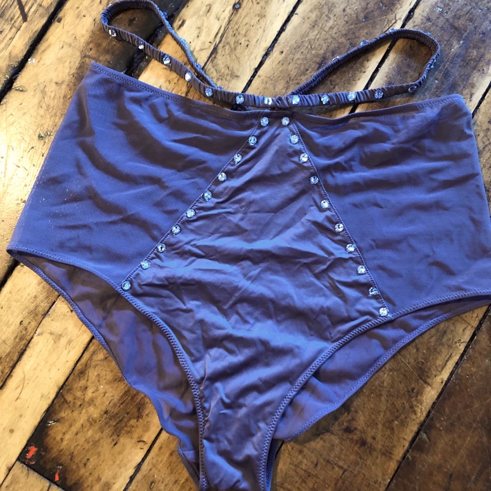 Panty meshed and stoned